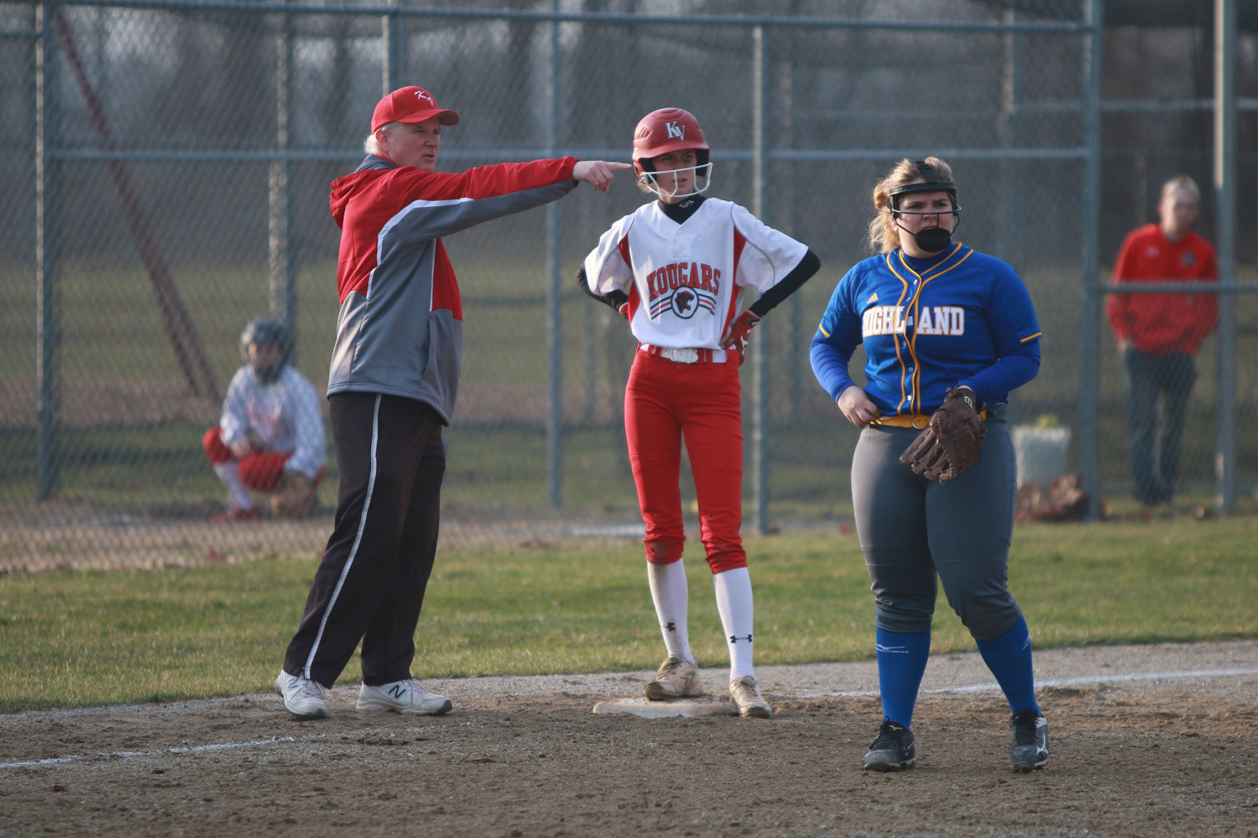 Gallery: Prep softball - Highland at Kankakee Valley